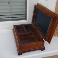 Кутия дървена с огледало, снимка 10 - Други ценни предмети - 34520048