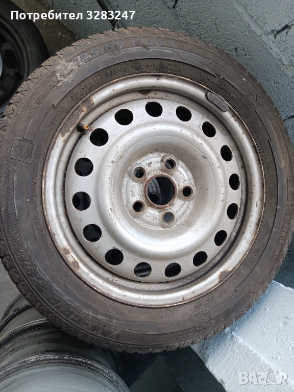 Джанти с гуми за бус 195 60 16, снимка 1