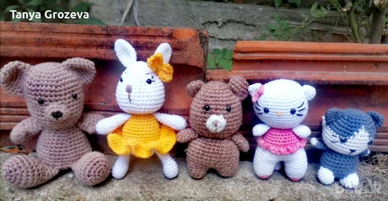 Ръчно плетени мини играчки, снимка 1
