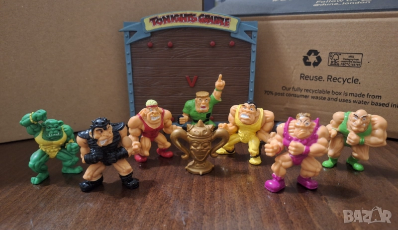 Разбойници / Monster wrestlers in my pocket - редки варианти, снимка 1