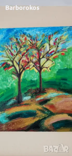 Авторска картина рисувана с маслени бои , снимка 1