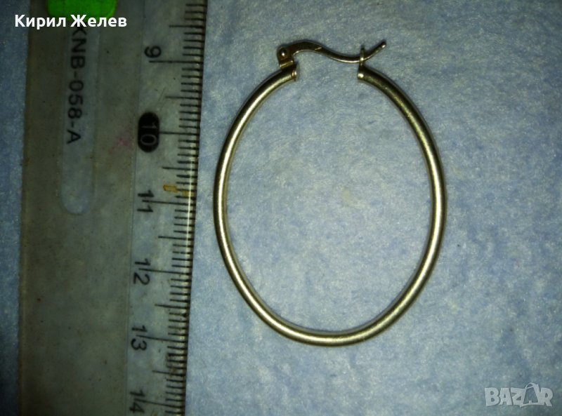 ГОЛЯМА СРЕБЪРНА КЛАСИЧЕСКИ СТИЛЕН АРТ МОДЕЛ ОБЕЦА СРЕБРО 925 ОБИЦА 40149, снимка 1