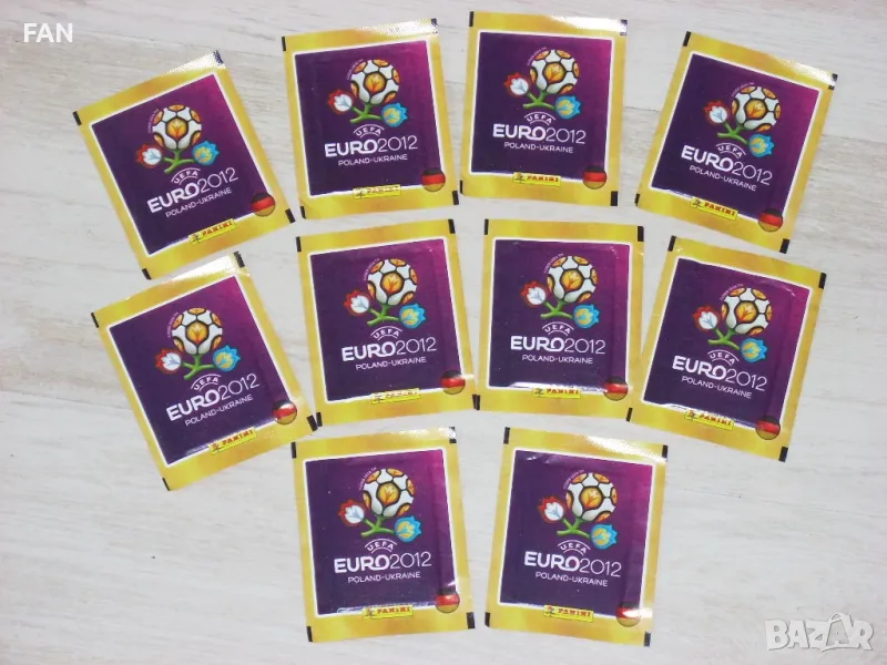 Оригинални пакети със стикери ПАНИНИ PANINI EURO 2012 от Европейското първенство по футбол, снимка 1