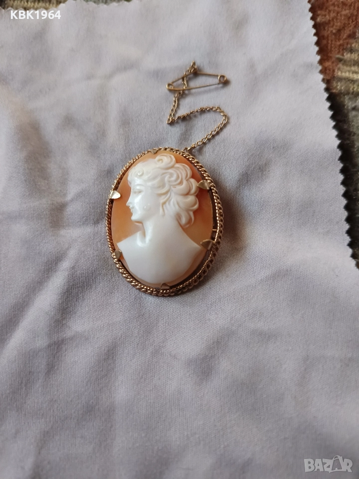 Стара английска брошка, снимка 1