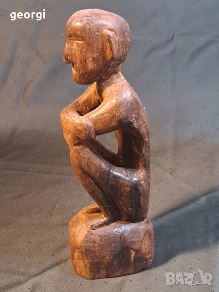 дървена статуетка дърворезба 27/2, снимка 1