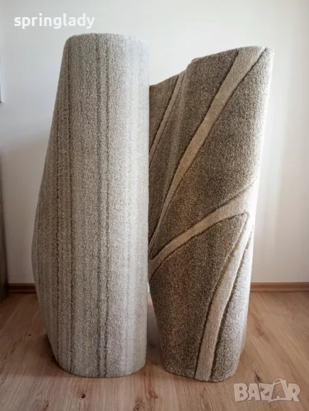 Килими два десена в бежова гама, размер 120*170см, снимка 1