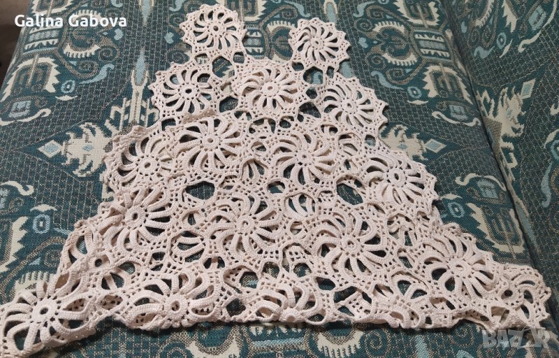 Ръчно плетено каре, снимка 1