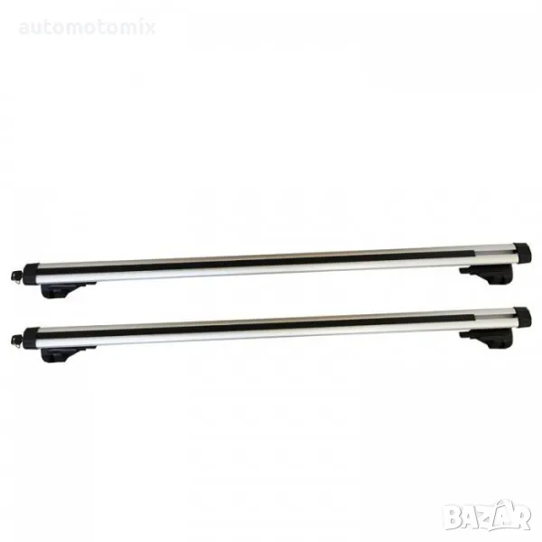 Напречни греди с ключ, Алуминиев багажник за таван на автомобил 132см - 0525, снимка 1