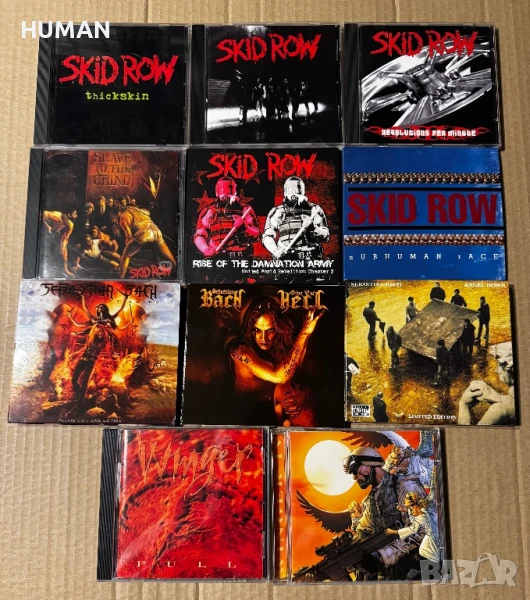 Skid Row - Sebastian Bach - Winger, снимка 1