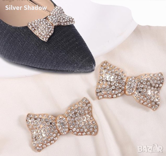 Катарами с кристали за дамски обувки / 7, снимка 1