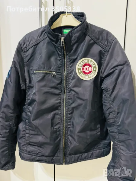 Подплатено яке в стил Biker на United Colors of Benetton за момче , снимка 1