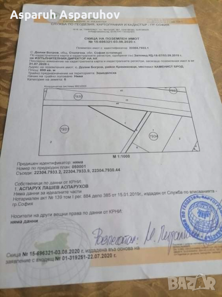 Имот Долни Богров, снимка 1