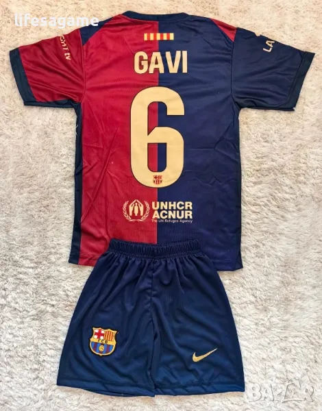 Детско - юношески футболен екип Барселона Гави Barcelona Gavi , снимка 1