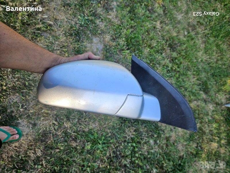 Дясно огледало за Opel Vectra C.Светло сив цвят, снимка 1