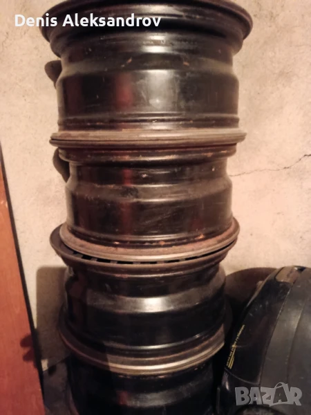 Джанти Mercedes 16 цола Оригинални-железни +2гуми летни Continental, снимка 1