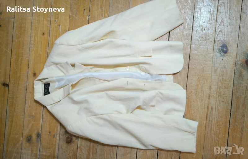 Сако светло жълто, снимка 1