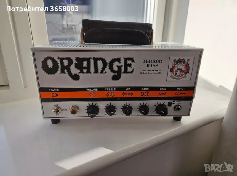 Orange Terror Bass 500w хибриден усилвател за бас китара, снимка 1