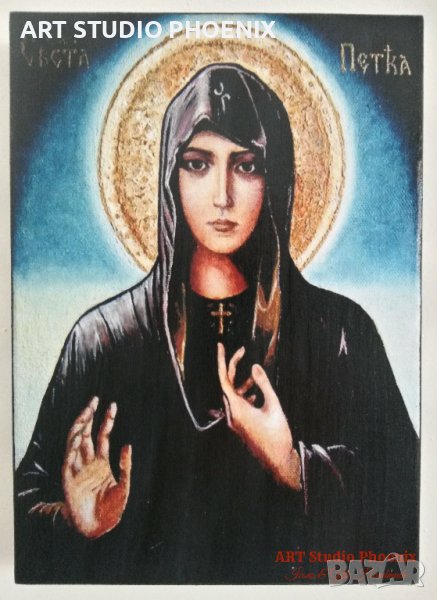 Икона на Света Петка icona Sveta Petka, снимка 1