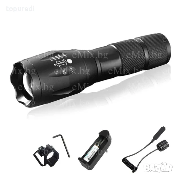 Мощен LED акумулаторен фенер BL-1831, снимка 1