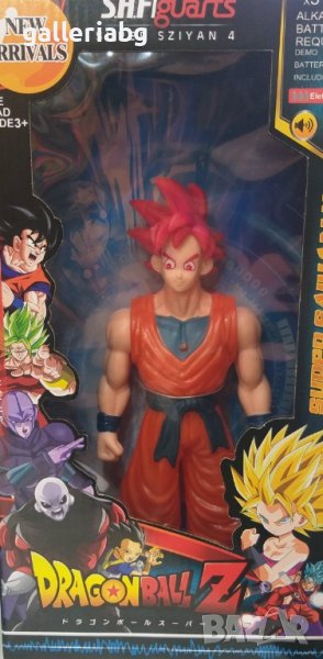 Аниме фигура на Супер саянският бог (Dragon Ball, Super Saiyan God), снимка 1