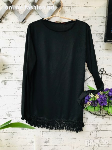 Дамска блузка с ресни, снимка 1