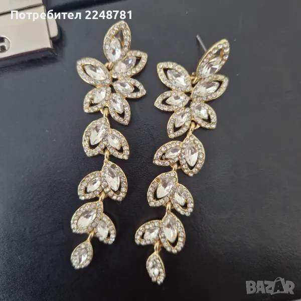 Обеци с камъни, снимка 1