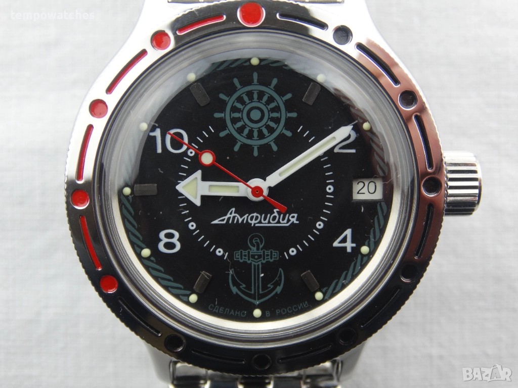 ВОСТОК АМФИБИЯ АВТОМАТИЧЕН- "STEVE ZISSOU" ref: 420526, снимка 1