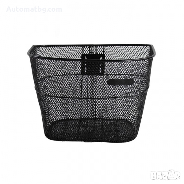 Кошница за велосипед Automat, Кошница със ситна мрежа, Черен, снимка 1