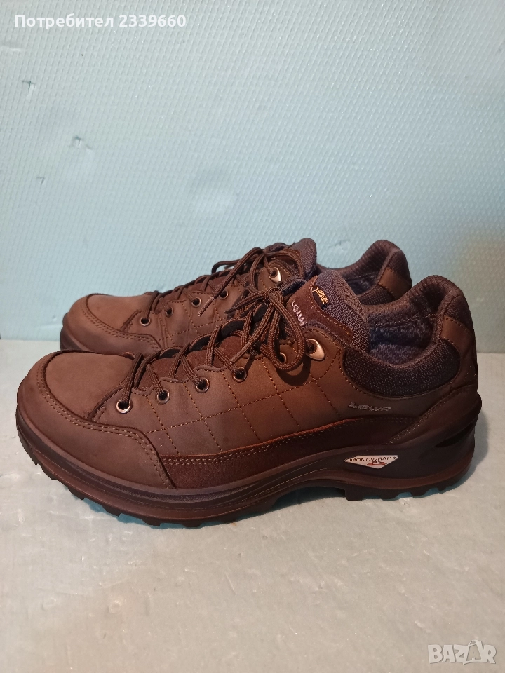 Lowa RENEGADE III GTX LO мъжки туристически обувки N.44 1/2 стелка 28,5 см, снимка 1