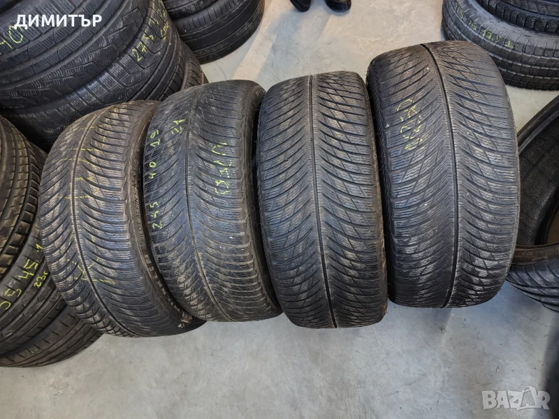 4бр.зимни гуми MICHELIN 245 40 19 DOT21 цена за брой, снимка 1