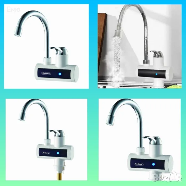 Нагревател за вода, за стена - 3000W, за плот, Бял, снимка 1