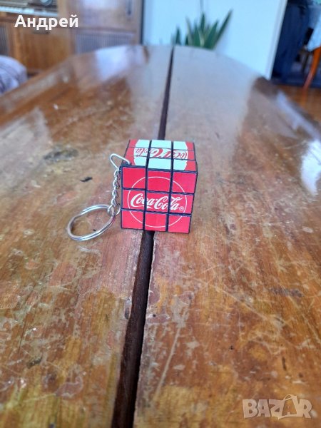 Стар сувенир,ключодържател,кубче за подреждане Кока Кола,Coca Cola, снимка 1