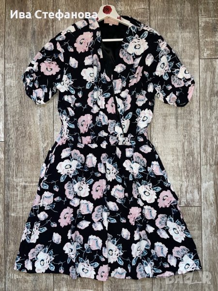 Разкошна нова елегантна рокля флорален принт цветя XL 2XL, снимка 1