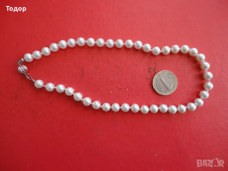 Колие гердан от перли 33, снимка 1