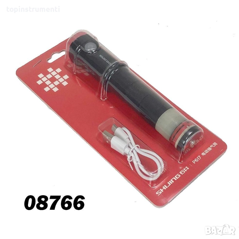 Помпа акумулаторна за вакуум вендуза, SHIJING P617, USB зареждане, снимка 1