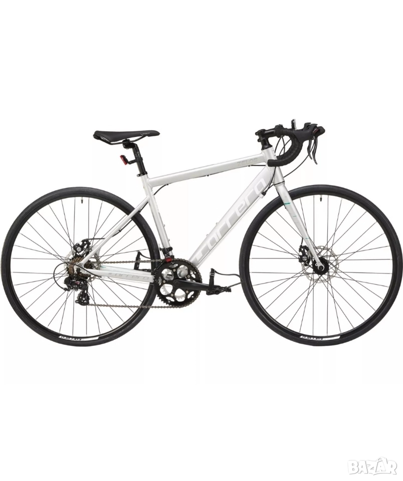 Шосеен Велосипед С Дискови Спирачки Carrera Zelos Mens Road Bike - Silver - S - Frame, снимка 1