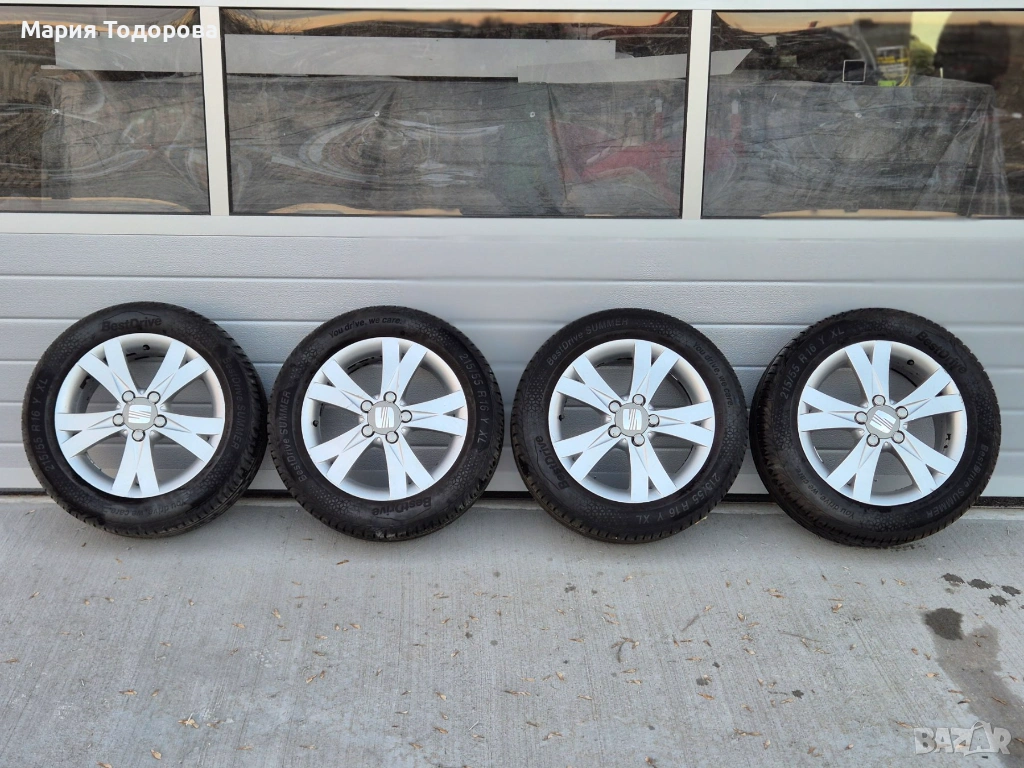 Оригинални джанти с гуми за Сеат/ Фолксваген 16" цола, снимка 1