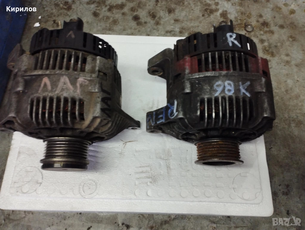  Динамо Алтернатор за Рено/Reno Laguna/Лагуна 1.9 ДТИ/DTI, снимка 1