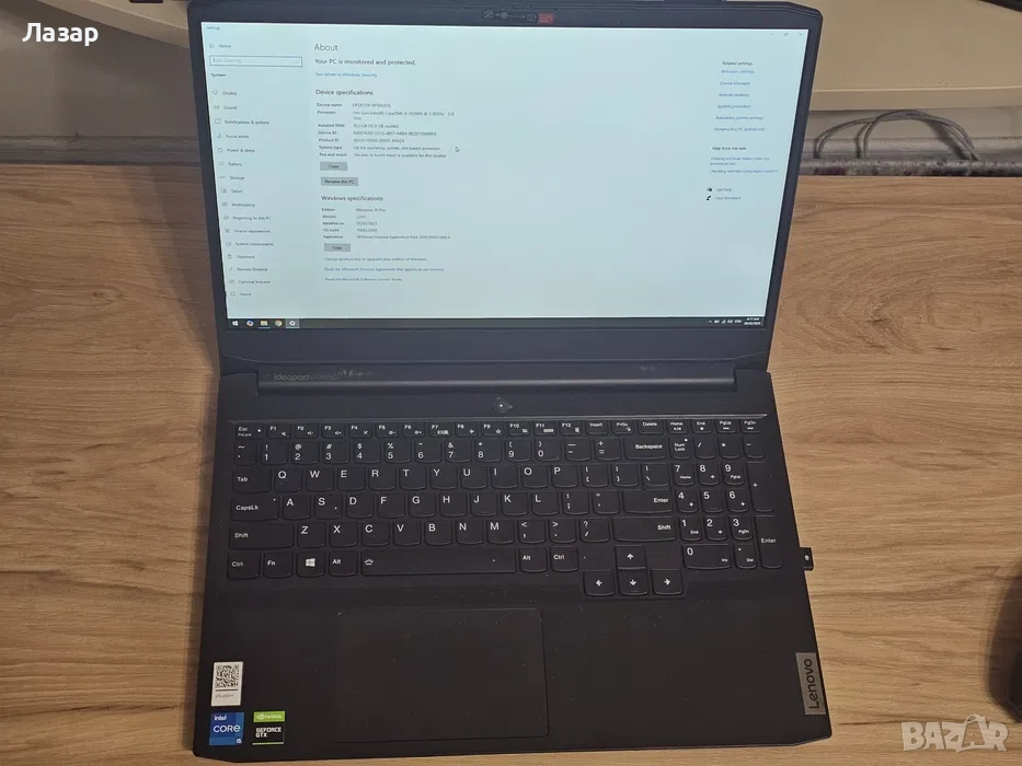 Gaming лаптоп Lenovo IdeaPad 3 15IHU6, снимка 1