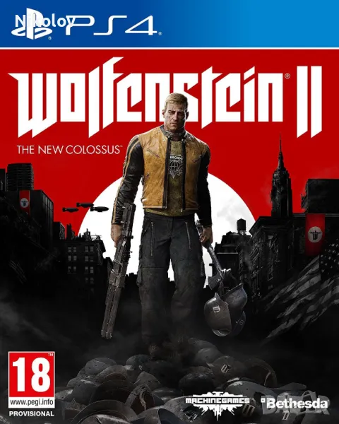Wolfenstein 2 The New Colossus PS4 (Съвместима с PS5), снимка 1