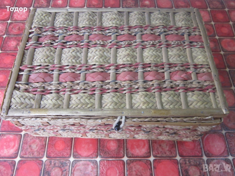 Уникална плетена кутия за бижута предмети , снимка 1