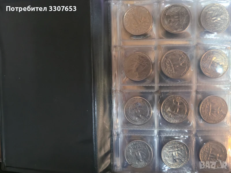 монети САЩ 120 бр, снимка 1