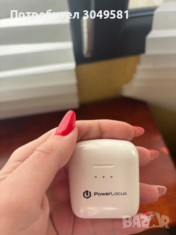 Безжични Слушалки PowerLocus PLX, True Wireless Earbuds, Touch Control, Микрофон, Бели, снимка 2 - Безжични слушалки - 53634102