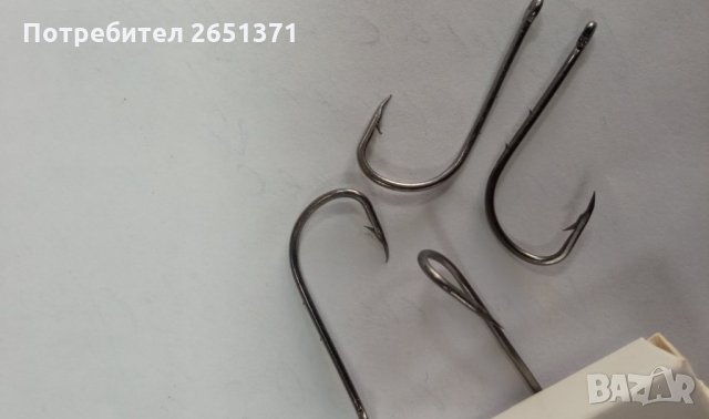 Куки за хищна риба FTK – 10 броя - 3 лв. Размери: 2/0, 1/0, снимка 4 - Такъми - 34573269