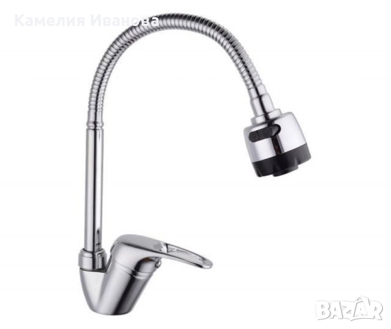 Смесител за вода с гъвкав чучур, снимка 2 - Бойлери - 52264717