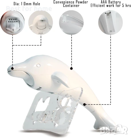  Сладки  ДЕКОРАТОР делфини за какао, конела и черен пипер, снимка 4 - Аксесоари за кухня - 51086894