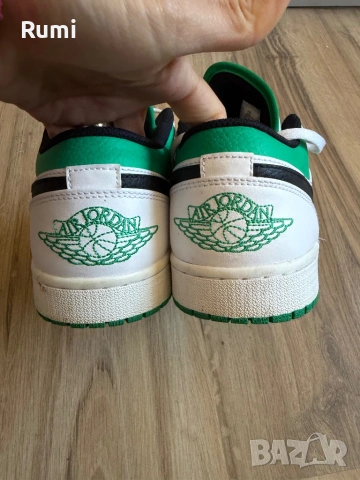 Оригинални кожени кецове Air Jordan 1 Low ! 44 н, снимка 5 - Ежедневни обувки - 52188287