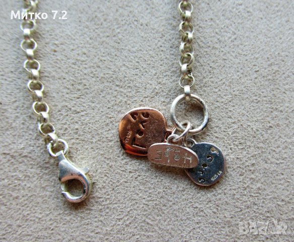 дамска сребърна гривна - 11, снимка 3 - Гривни - 39351215