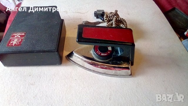 СССР Електрическа ютия с кутуя, снимка 7 - Антикварни и старинни предмети - 41043706