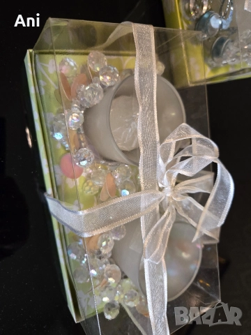 Опаковани свещници за подарък , снимка 5 - Декорация за дома - 52728906